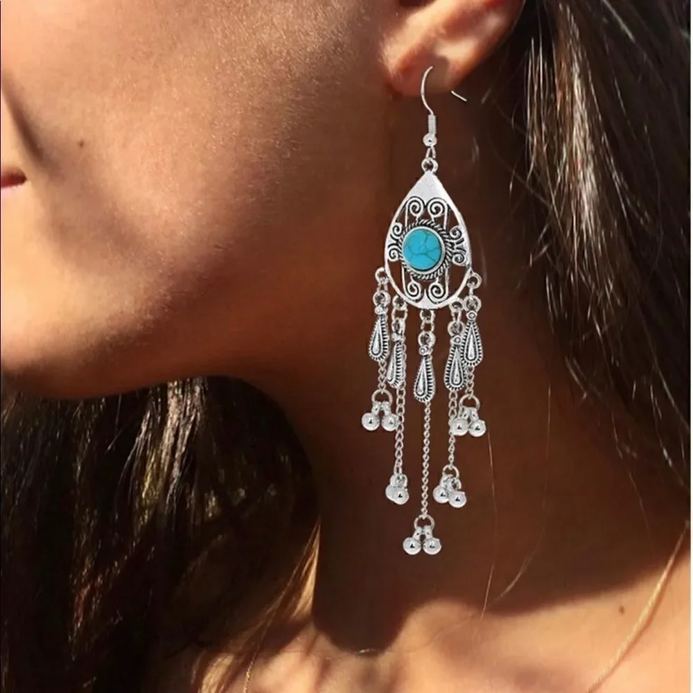Southwestern Turquoise Earrings NWT_3